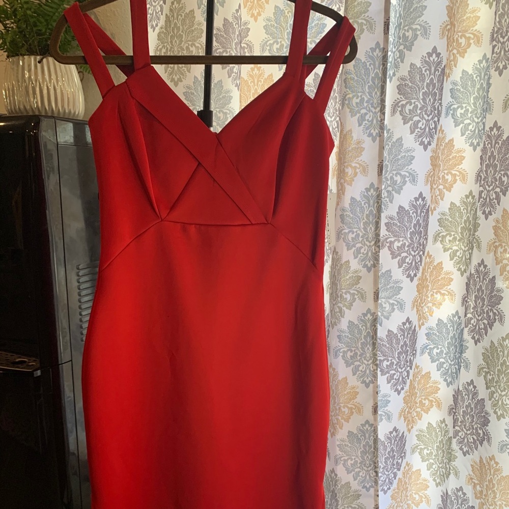 Enfocus Studio Red cocktail dress